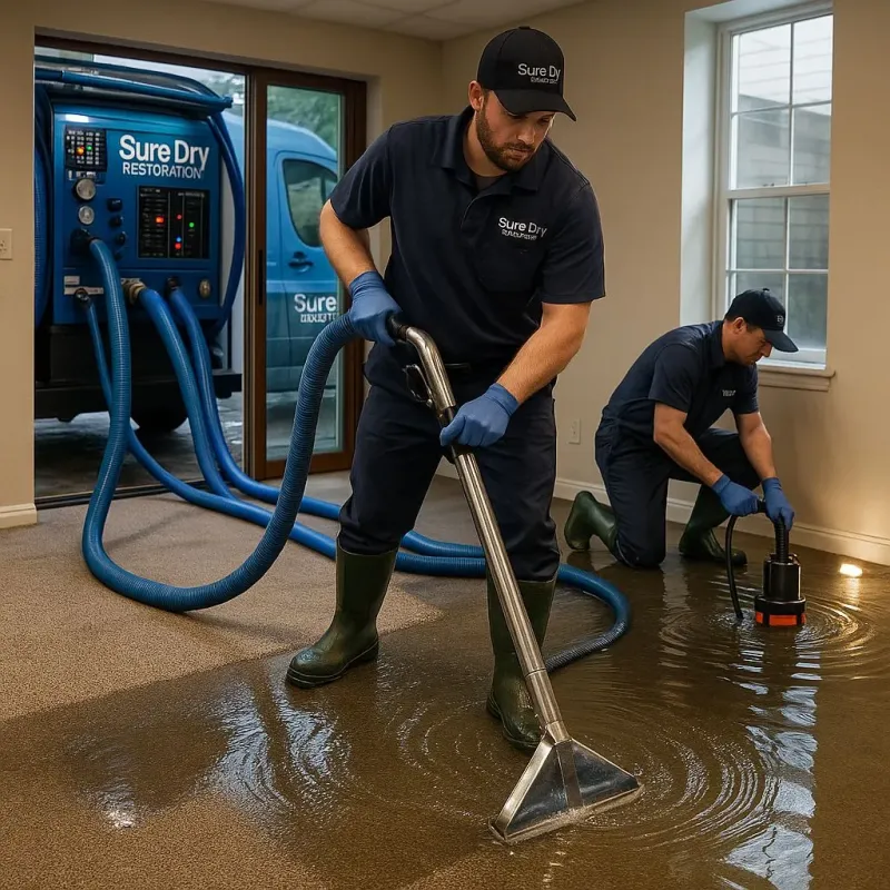 Water Extraction and Removal process in Pegram, TN